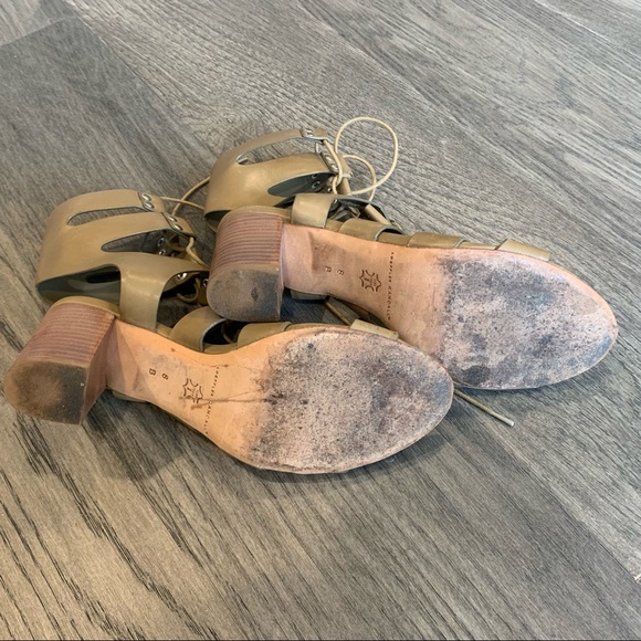 Loeffler Randall Hana Gladiator Sandals Olive 8M - Picture 9 of 10